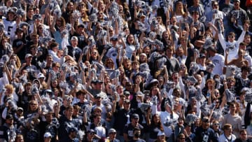 STATE COLLEGE, PA - SEPTEMBER 24: A general view as fans cheer during the game between the Penn State Nittany Lions and the Central Michigan Chippewas at Beaver Stadium on September 24, 2022 in State College, Pennsylvania. (Photo by Scott Taetsch/Getty Images)