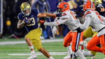 Kyren Williams, Notre Dame football Mandatory Credit: Matt Cashore-USA TODAY Sports