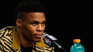 OKLAHOMA CITY, OK - MAY 28: Russell Westbrook