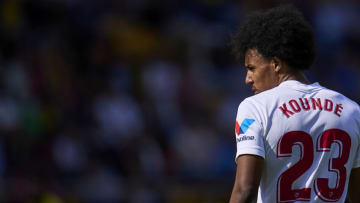 Jules Kounde of Sevilla (Photo by Aitor Alcalde Colomer/Getty Images)