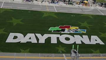 DAYTONA, FL - FEBRUARY 10: A pack of cars race during the Advance Auto Parts Clash on February 10, 2019 at Daytona International Speedway in Daytona Beach, FL. (Photo by David Rosenblum/Icon Sportswire via Getty Images)