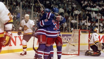 Jun 1994: The New York Rangers celebrate Mandatory Credit: Mike Powell /Allsport