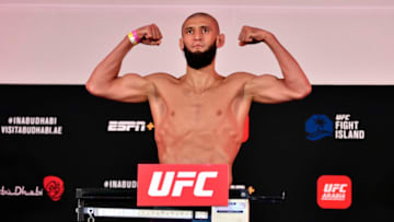 Khamzat Chimaev (Photo by Jeff Bottari/Zuffa LLC via Getty Images)