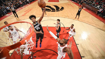 TORONTO, CANADA - JANUARY 22: Marvin Bagley III #35 of the Sacramento Kings shoots the ball against the Toronto Raptors on January 22, 2019 at the Scotiabank Arena in Toronto, Ontario, Canada. NOTE TO USER: User expressly acknowledges and agrees that, by downloading and or using this Photograph, user is consenting to the terms and conditions of the Getty Images License Agreement. Mandatory Copyright Notice: Copyright 2019 NBAE (Photo by Ron Turenne/NBAE via Getty Images)
