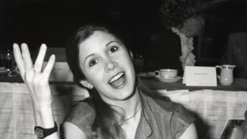 Carrie Fisher during 31st Annual Golden Apple Awards at Waldorf Astoria in New York City, New York, United States. (Photo by Ron Galella/WireImage)