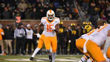 Wide receiver Jauan Jennings #15 of the Tennessee Volunteers (Photo by Ed Zurga/Getty Images)