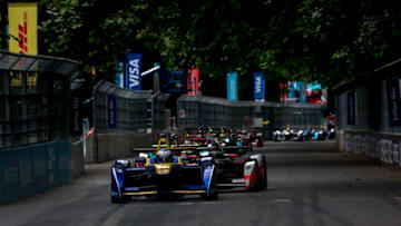 LONDON, UNITED KINGDOM - JULY 3: In this handout image supplied by Formula E Nicolas Prost (FRA), Renault e.Dams Z.E.15 during the London Formula E race on JULY 3, 2016 in Battersea Park, London, United Kingdom. (Photo by Zak Mauger/LAT/Formula E via Getty Images)