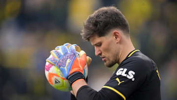 Borussia Dortmund goalkeeper Gregor Kobel (Photo by ANP via Getty Images)