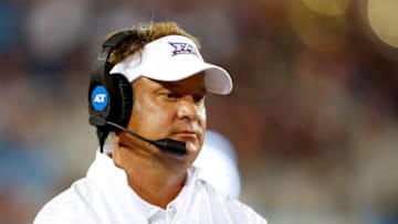 BOCA RATON, FL - SEPTEMBER 15: Head coach Lane Kiffin of the Florida Atlantic Owls looks on against the Bethune Cookman Wildcats during the second half at FAU Stadium on September 15, 2018 in Boca Raton, Florida. (Photo by Michael Reaves/Getty Images)
