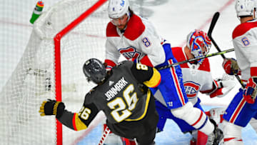 Jun 14, 2021; Las Vegas, Nevada, USA; Montreal Canadiens Ben Chiarot. Mandatory Credit: Stephen R. Sylvanie-USA TODAY Sports