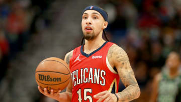 The Pelicans look to end a four-game skid as they take on the Pistons at 7:00 PM EST tonight (Photo by Sean Gardner/Getty Images)