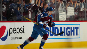 Oct 12, 2022; Denver, Colorado, USA; Artturi Lehkonen. Mandatory Credit: Ron Chenoy-USA TODAY Sports