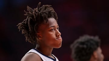 CHAMPAIGN, IL - MARCH 08: Ayo Dosunmu #11 of the Illinois Fighting Illini is seen during the game against the Iowa Hawkeyes at State Farm Center on March 8, 2020 in Champaign, Illinois. (Photo by Michael Hickey/Getty Images)
