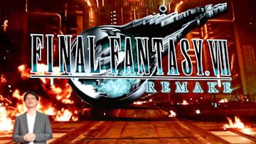 LOS ANGELES, CALIFORNIA - JUNE 10: (EDITORS NOTE: Retransmission with alternate crop.) Square Enix’s Yoshinori Kitase, Producer of Final Fantasy VII Remake, unveils the game’s first live gameplay demo during Square Enix Live E3 2019 in Los Angeles on Monday, June 10, 2019. (Photo by Joe Scarnici/Getty Images For Square Enix)