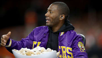 NEW ORLEANS, LOUISIANA - JANUARY 13: Ryan Clark of ESPN speaks before the College Football Playoff National Championship game at Mercedes Benz Superdome on January 13, 2020 in New Orleans, Louisiana. (Photo by Chris Graythen/Getty Images)