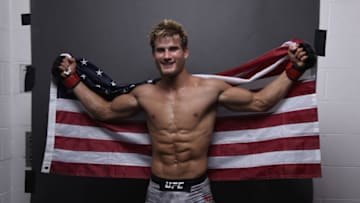 BOISE, ID - JULY 14: Sage Northcutt poses for a post fight portrait during the UFC Fight Night event inside CenturyLink Arena on July 14, 2018 in Boise, Idaho. (Photo by Mike Roach/Zuffa LLC/Zuffa LLC via Getty Images)