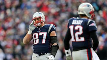 FOXBORO, MA - DECEMBER 24: Rob Gronkowski