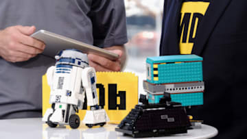 SAN DIEGO, CALIFORNIA - JULY 18: Lego designs on display at the #IMDboat at San Diego Comic-Con 2019: Day One at The IMDb Yacht on July 18, 2019 in San Diego, California. (Photo by Tommaso Boddi/Getty Images for IMDb)