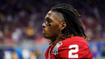 ATLANTA, GEORGIA - DECEMBER 28: Wide receiver CeeDee Lamb (Photo by Kevin C. Cox/Getty Images)