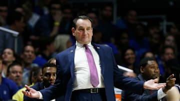 Duke basketball head coach Mike Krzyzewski (Photo by Michael Reaves/Getty Images)