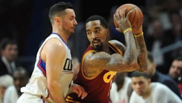 March 13, 2016; Los Angeles, CA, USA; Cleveland Cavaliers against Los Angeles Clippers during the second half at Staples Center. Mandatory Credit: Gary A. Vasquez-USA TODAY SportsMarch 13, 2016; Los Angeles, CA, USA; Los Angeles Clippers against Cleveland Cavaliers during the second half at Staples Center. Mandatory Credit: Gary A. Vasquez-USA TODAY Sports