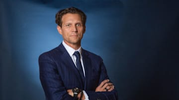 SALT LAKE CITY, UT - SEPTEMBER 24: Head Coach Quin Snyder of the Utah Jazz poses for a portrait at media day on September 24, 2018 at the Zions Bank Basketball Campus in Salt Laker City, Utah. NOTE TO USER: User expressly acknowledges and agrees that, by downloading and or using this photograph, User is consenting to the terms and conditions of the Getty Images License Agreement. Mandatory Copyright Notice: Copyright 2018 NBAE (Photo by Melissa Majchrzak/NBAE via Getty Images)