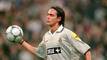 Juventus, Filippo Inzaghi Mandatory Credit: Claudio Villa /Allsport