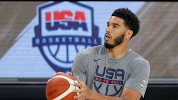 Former Duke basketball wing Jayson Tatum (Photo by Ethan Miller/Getty Images)