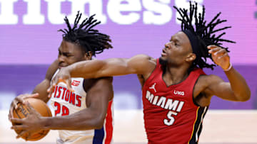 Isaiah Stewart #28 of the Detroit Pistons (Photo by Michael Reaves/Getty Images)