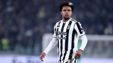 ALLIANZ STADIUM, TORINO, ITALY - 2021/12/21: Weston McKennie of Juventus Fc looks on during the Serie A match between Juventus Fc and Cagliari Calcio. Juventus Fc wins 2-0 over Cagliari Calcio. (Photo by Marco Canoniero/LightRocket via Getty Images)