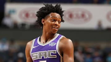 CHARLOTTE, NC -JANUARY 22: De'Aaron Fox