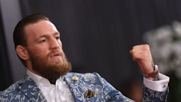Irish mixed martial arts artist Conor McGregor arrives for the 62nd Annual Grammy Awards on January 26, 2020, in Los Angeles. (Photo by VALERIE MACON / AFP) (Photo by VALERIE MACON/AFP via Getty Images)