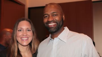 DALLAS, TX - OCTOBER 29: Kristina Moslet and Jamahl Mosley attend an in-store event hosted by David Yurman with Monta Ellis and Juanika Ellis benefiting Susan G. Komen October 29, 2014 in Dallas, Texas. (Photo by Peter Larsen/Getty Images for David Yurman)