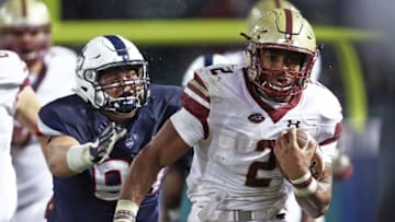 BOSTON, MA - NOVEMBER 18: AJ Dillon (Photo by Maddie Meyer/Getty Images)