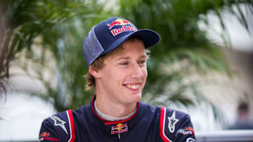 AUSTIN, TX - OCTOBER 19: Brendon Hartley of Scuderia Toro Rosso and New Zealand during previews ahead of the United States Formula One Grand Prix at Circuit of The Americas on October 19, 2017 in Austin, Texas. (Photo by Peter Fox/Getty Images)