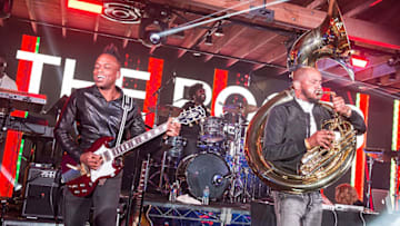 AUSTIN, TX - MARCH 19: The Roots brought their legendary Jam Sessions to SXSW for the first time during an exclusive performance at the Bud Light Factory during the Bud Light Music Showcase on March 19, 2016 in Austin, Texas. Bud Light - Americas most popular and inclusive beer brand, and first time sponsor of South By Southwest® - transformed Austins Brazos Hall into the Bud Light Factory, bringing exclusive performances to SXSW attendees from March 16-19. (Photo by Rick Kern/Getty Images for Bud Light)