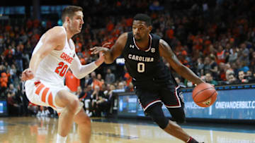 Sindarius Thornwell #0 of the South Carolina Gamecocks. (Photo by Michael Reaves/Getty Images)