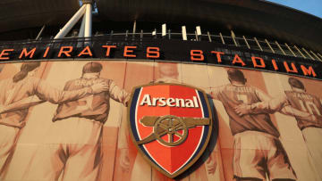 LONDON, ENGLAND - SEPTEMBER 22: A general view outside the stadium prior to the Carabao Cup Third Round match between Arsenal and AFC Wimbledon at Emirates Stadium on September 22, 2021 in London, England. (Photo by Julian Finney/Getty Images)