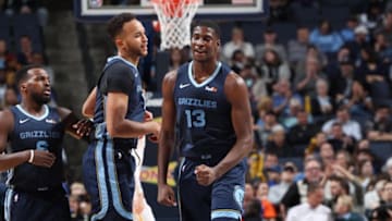 Kyle Anderson Jaren Jackson Jr. Memphis Grizzlies (Photo by Joe Murphy/NBAE via Getty Images)