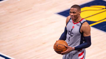 Washington Wizards Russell Westbrook. Mandatory Credit: Doug McSchooler-USA TODAY Sports