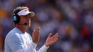 Ole Miss Football Head coach Lane Kiffin. (Photo by Jonathan Bachman/Getty Images)