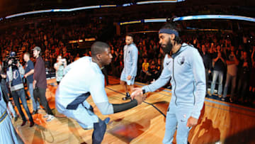 Jaren Jackson Jr. Mike Conley Memphis Grizzlies (Photo by Joe Murphy/NBAE via Getty Images)