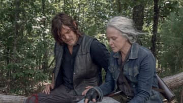 Norman Reedus as Daryl Dixon, Melissa McBride as Carol Peletier - The Walking Dead _ Season 10, Episode 6 - Photo Credit: Jace Downs/AMC