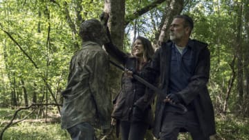 Lauren Cohan as Maggie Rhee, Jeffrey Dean Morgan as Negan - The Walking Dead _ Season 11, Episode 5 - Photo Credit: Josh Stringer/AMC