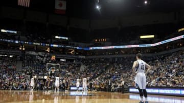Feb 19, 2014; Minneapolis, MN, USA; Minnesota Timberwolves forward Kevin Love (42) against the Indiana Pacers at Target Center. The Timberwolves defeated the Pacers 104-91. Mandatory Credit: Brace Hemmelgarn-USA TODAY Sports
