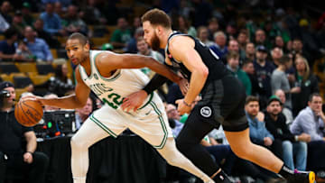 Boston Celtics starter Al Horford glowingly praised the team's recent veteran free agent addition a week out from the season opener (Photo by Adam Glanzman/Getty Images)