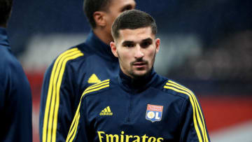 Houssem Aouar of Olympique Lyon (Photo by Xavier Laine/Getty Images)