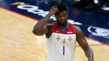 Zion Williamson #1 of the New Orleans Pelicans (Photo by Sean Gardner/Getty Images)
