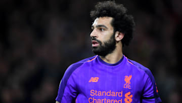 LONDON, ENGLAND - NOVEMBER 03: Mohamed Salah of Liverpool looks on during the Premier League match between Arsenal FC and Liverpool FC at Emirates Stadium on November 3, 2018 in London, United Kingdom. (Photo by Michael Regan/Getty Images)