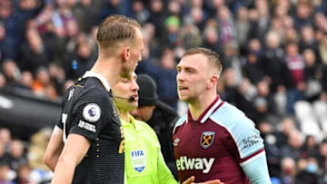 West Ham and Newcastle clash. (Photo by JUSTIN TALLIS/AFP via Getty Images)